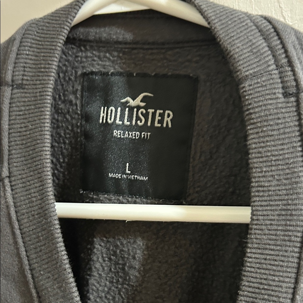 Hollister Charcoal Relaxed Fit Jacket